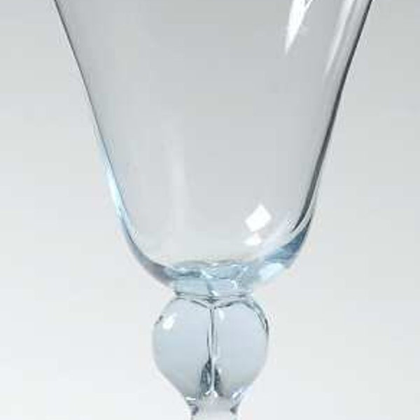 Set of 8 Swedish Crystal .....Gulli-Blue Water Goblet