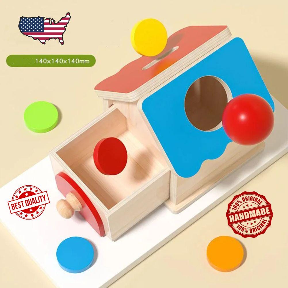 Boîte à balles Montessori - Jeu éducatif pour enfants