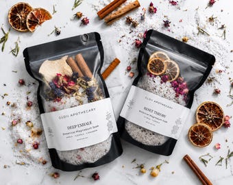 Bath + Wellness| Botanical magnesium soaks crafted for rest, warmth, and peaceful evenings.