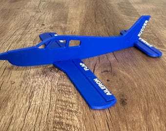 CFI Airplane Model 3-Piece – Hands-On Aerodynamics Teaching Aid for Flight Instructors, Ground School & Pilot Training
