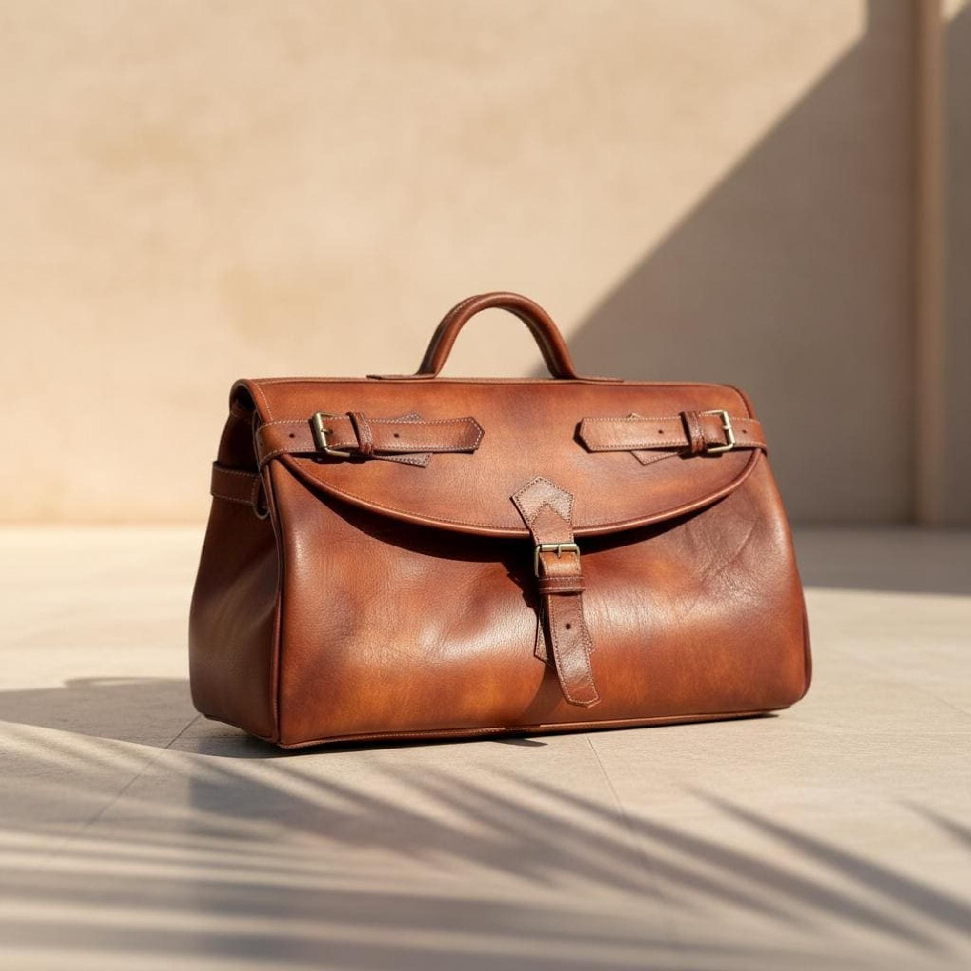 Moroccan leather bag - Etsy 日本