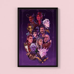 BG3 Companions Print