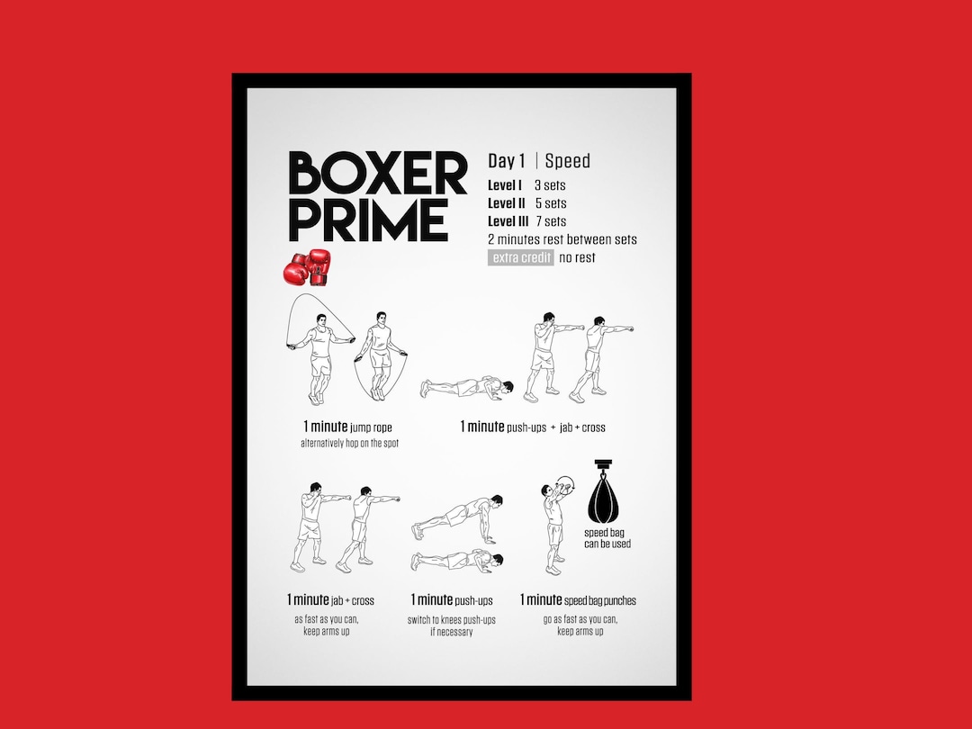 30-day Boxing Workout / Instant PDF Download - Etsy