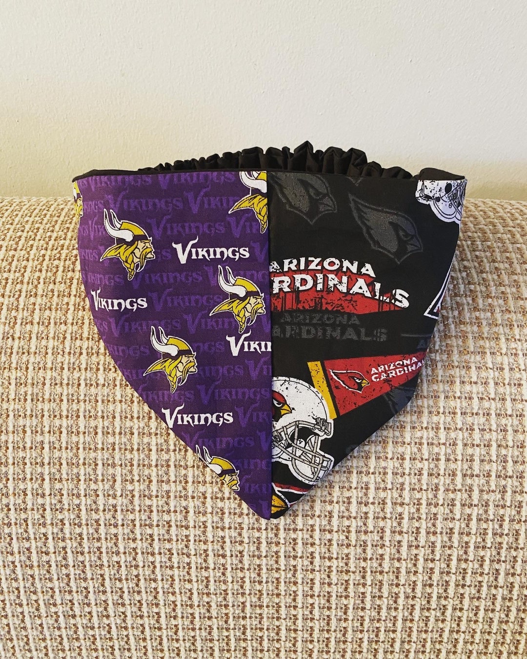 SPORTS HOUSE DIVIDED Dog Bandana, Elastic Collar, Made to Order