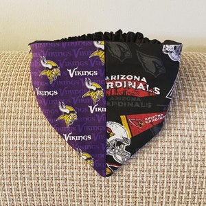 SPORTS HOUSE DIVIDED Dog Bandana, Elastic Collar, Made to Order, Customized, Specialty