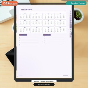 Teacher Planner Printable for Teachers who need to manage lessons, students, and self-care, Organized Weekly PDF