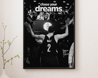Danny Wolf Basketball Poster – NBA Athlete Fine Art Print (Digital Download Available)
