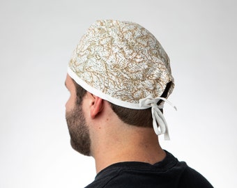 Chapeau chirurgical d'aventurier, casquette de gommage unisexe, casquette de gommage pour infirmières aux cheveux courts, idée cadeau de vacances bonnet chirurgical, bonnet professionnel de la santé