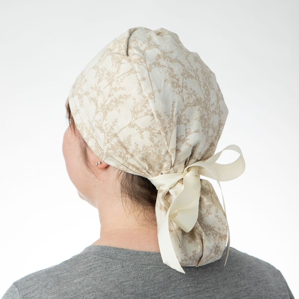 2024 casquette de gommage mariée, coiffure queue de cheval couvrant les cheveux de gommage, casquette chirurgicale professionnelle médicale aux cheveux longs, idées cadeaux d'infirmière chirurgicale mariage