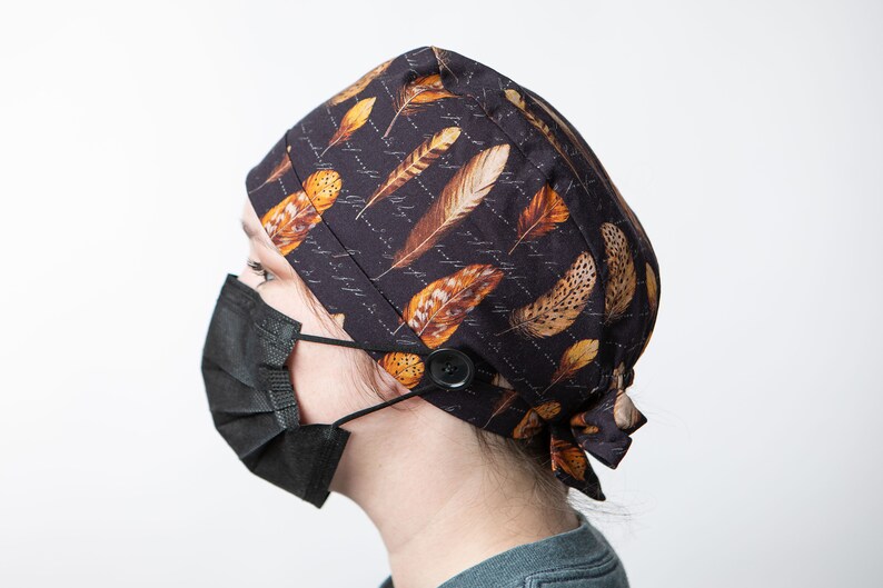 Cockatiel Scrub Cap, Exotic Avian Surgical Cap, Bird Surgical Cap Gift