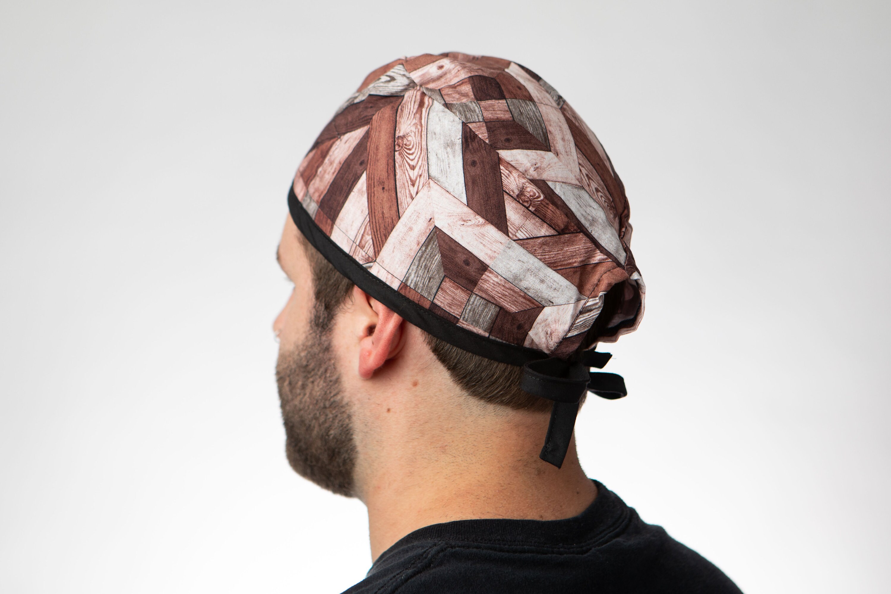 Mountain Man Scrub Cap Pixie Scrub Hat 