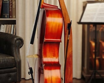Handcrafted Wooden Cello Stand in Cherry, Maple, Mahogany or Walnut Finish