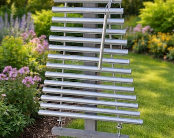 Outdoor Musical Chime Instrument – Garden Metallophone Bell Tree for Backyard Play & Sound Therapy Decor