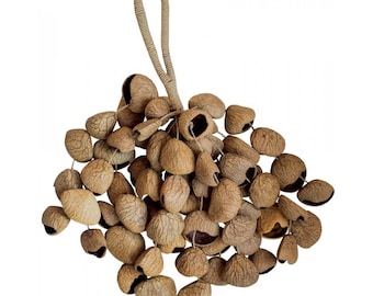 XXL Juju Pangi Pala Hand Rattle – Large Chacha Bell Style Percussion Instrument