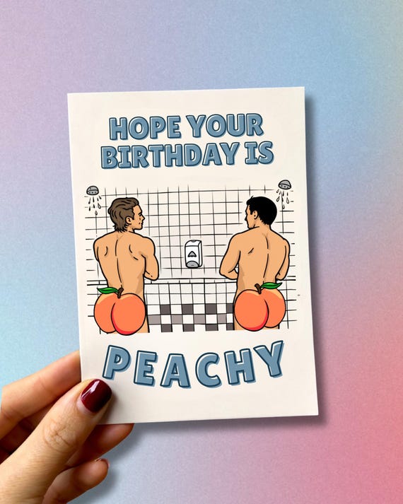 Heated Rivalry Fan Art Birthday Card, Gay Hockey Romance, Shane Hollander & Ilya Rozanov Inspired, A6 Silky Heavyweight Paper