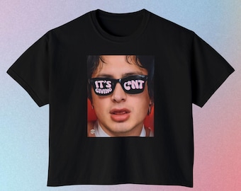 Hudson Williams Inspired Y2K Women's Boxy Cotton T-Shirt , Y2K Style