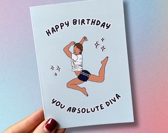 Connor Storrie Fan Art Birthday Card, Heated Rivalry Gift, A6 Silky Heavyweight Paper