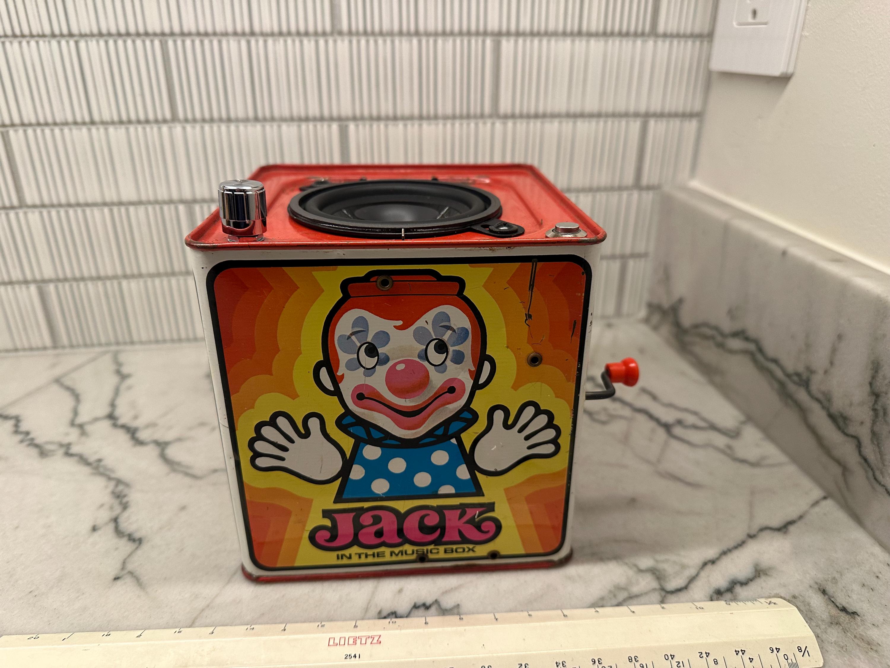 （レアサンプル品）JACK IN THE BOX Creepy cute 1971 Jack-in-the-box #theplugvintagebg #jackinthebox