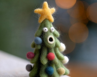 Appeso natalizio | Piccola decorazione da tavola festiva | Decorazione domestica invernale artigianale e accogliente | Regalo per bambini