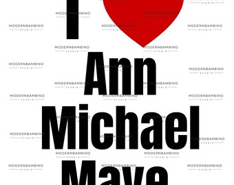 I Love Ann Michael Maye PNG SVG, I heart Ann Michael Maye, Drake Maye Football, Patriots