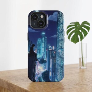 Japanese Landscape Phone Case, Cyberpunk Neon Night Photography, Anime Manga Protective iPhone 17 Pro Max Aesthetic Case
