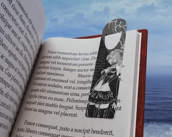 Death Note Misa Amane Gothic Bookmark | Anime Manga Bookmark | Dark Aesthetic | Metal Page Marker | Book Lover Gift