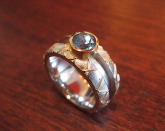 Ring Goud, Zilver, Topaz