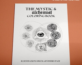 El libro para colorear para adultos de El místico y el alquimista