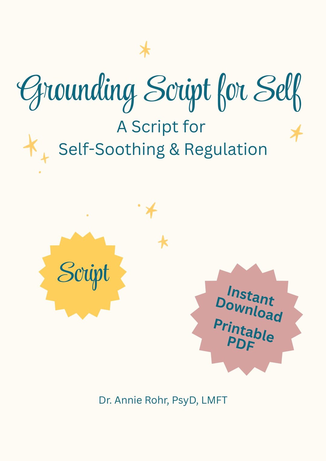 Grounding Script for Anxiety | Self-soothing Script | Nervous System ...