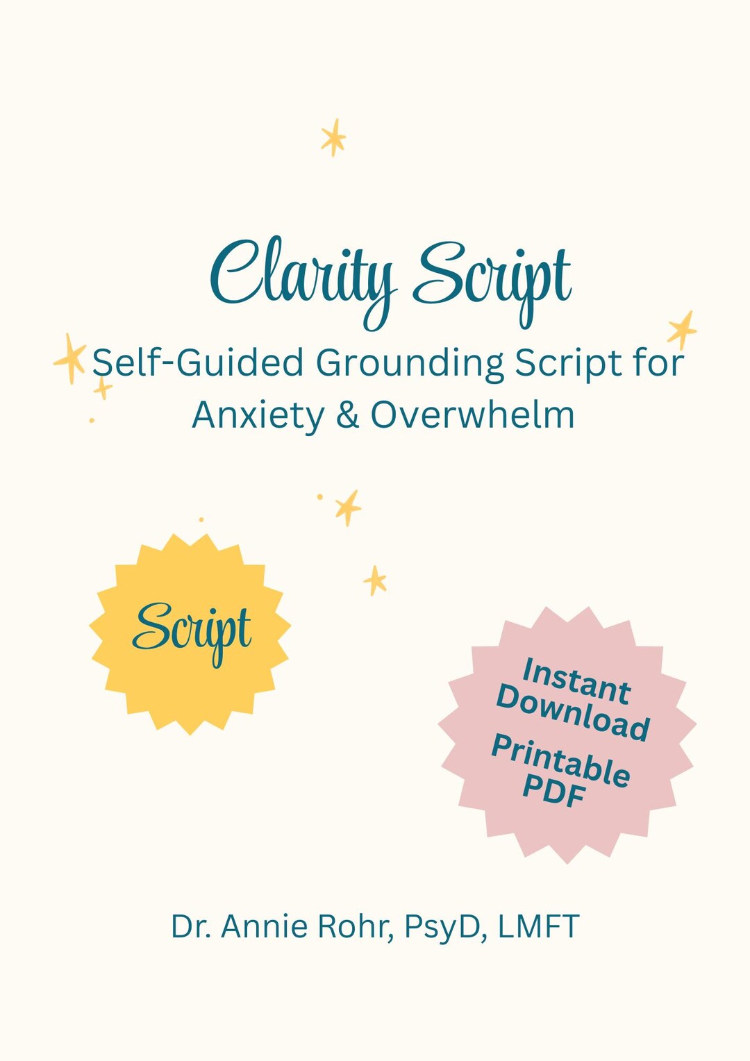 Clarity Script for Overthinking & Anxiety | Decision-making Calm Script ...