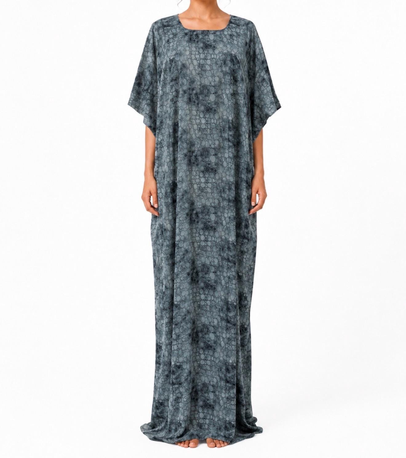 Blue Gray Maxi Dress - Etsy