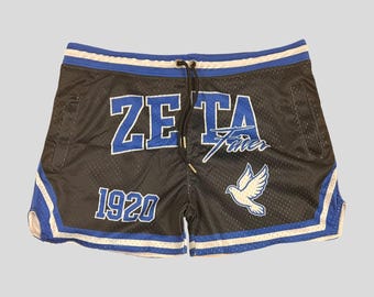 Zeta Phi Beta Black Athletic Shorts