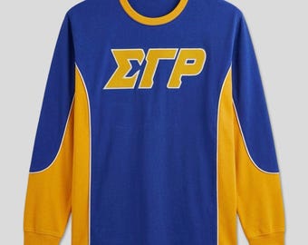 Sigma Gamma Rho Blue Thick Long sleeve Jersey