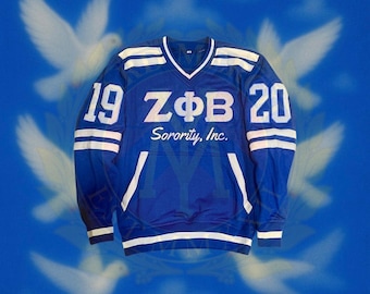 Zeta Phi Beta Vintage 90's Style Royal Blue Sweatshirt
