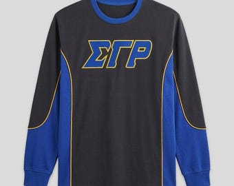 Sigma Gamma Rho Black Thick Long sleeve Jersey