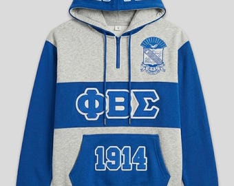Phi Beta Sigma Quarter Zip Hoodie