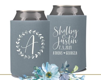 Can Cooler Wedding Favor | Personalized Can Cooler Wedding | Wedding Can Holders | FREE Shipping