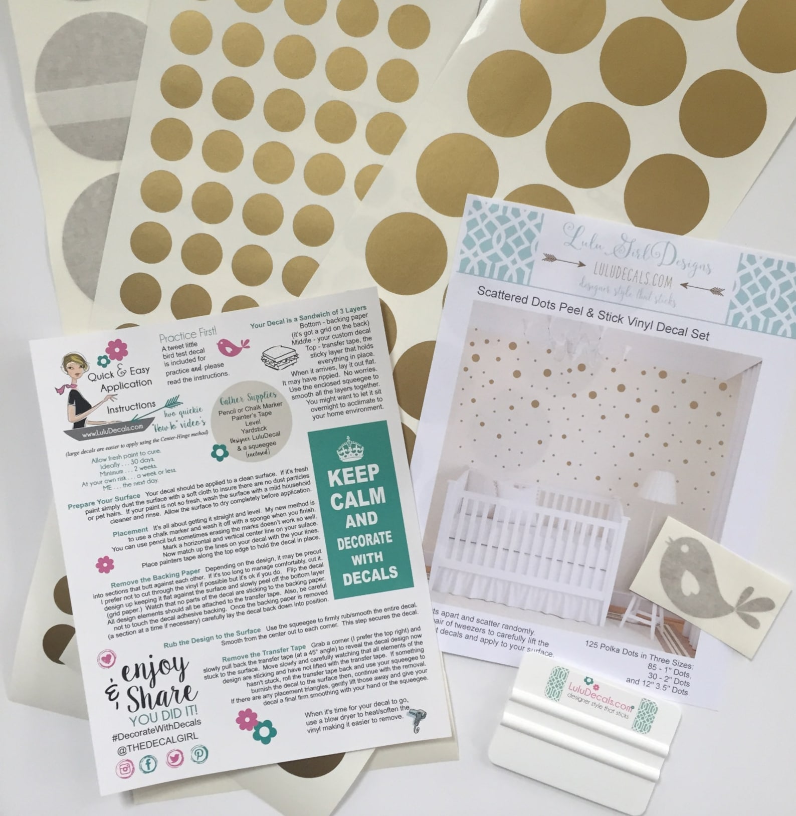 Gold Dot Decals Polka Dot Wall Decal Gold Vinyl Dots Etsy