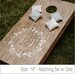 Wedding Cornhole Decals | Wedding Monogram | Bride and Groom Initials | DIY Wedding Decor | Wedding Gifts for Couple 