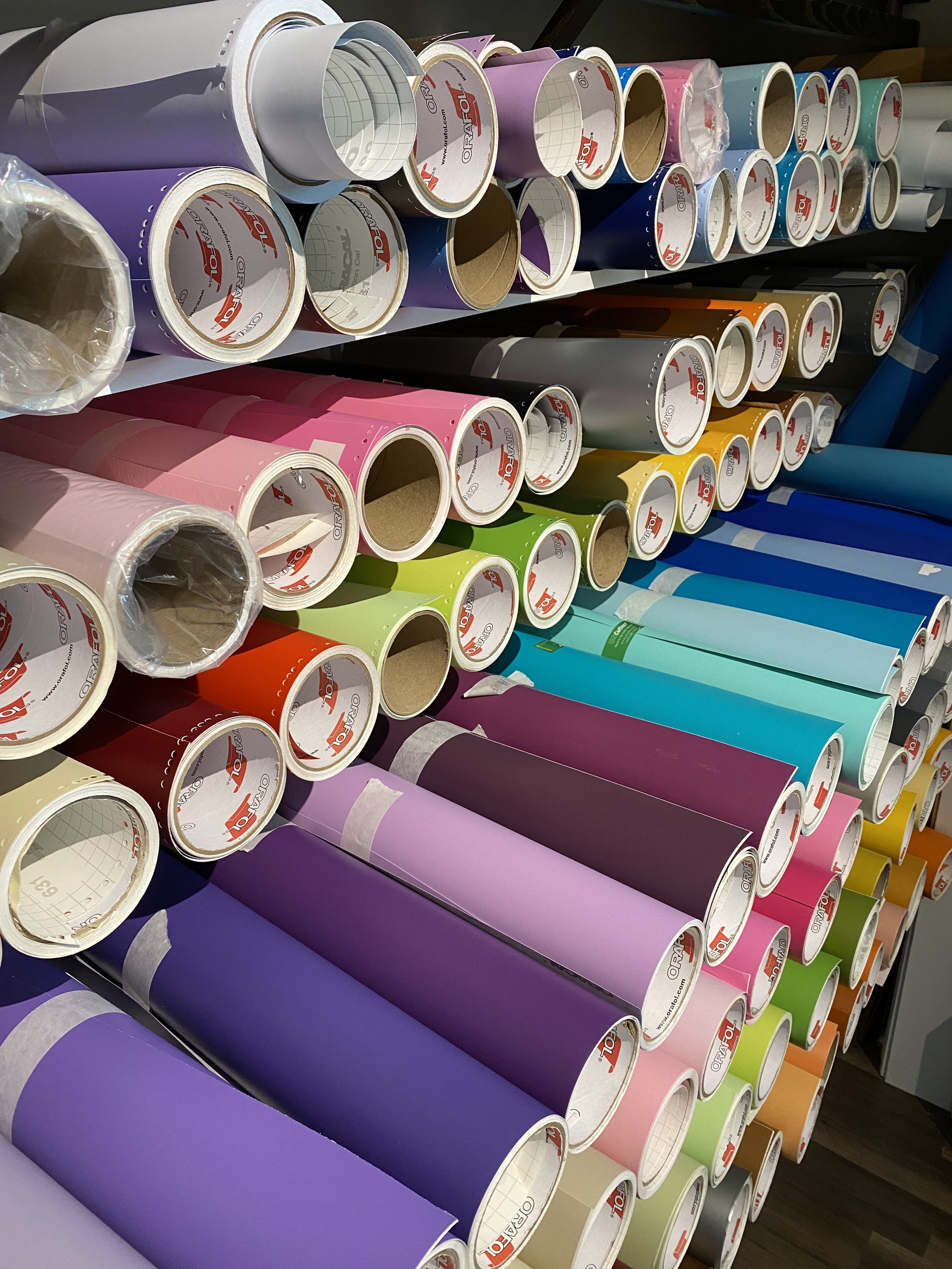 Oracal 631 Vinyl Color Samples | Color Swatch OR Sample Test Decal ...