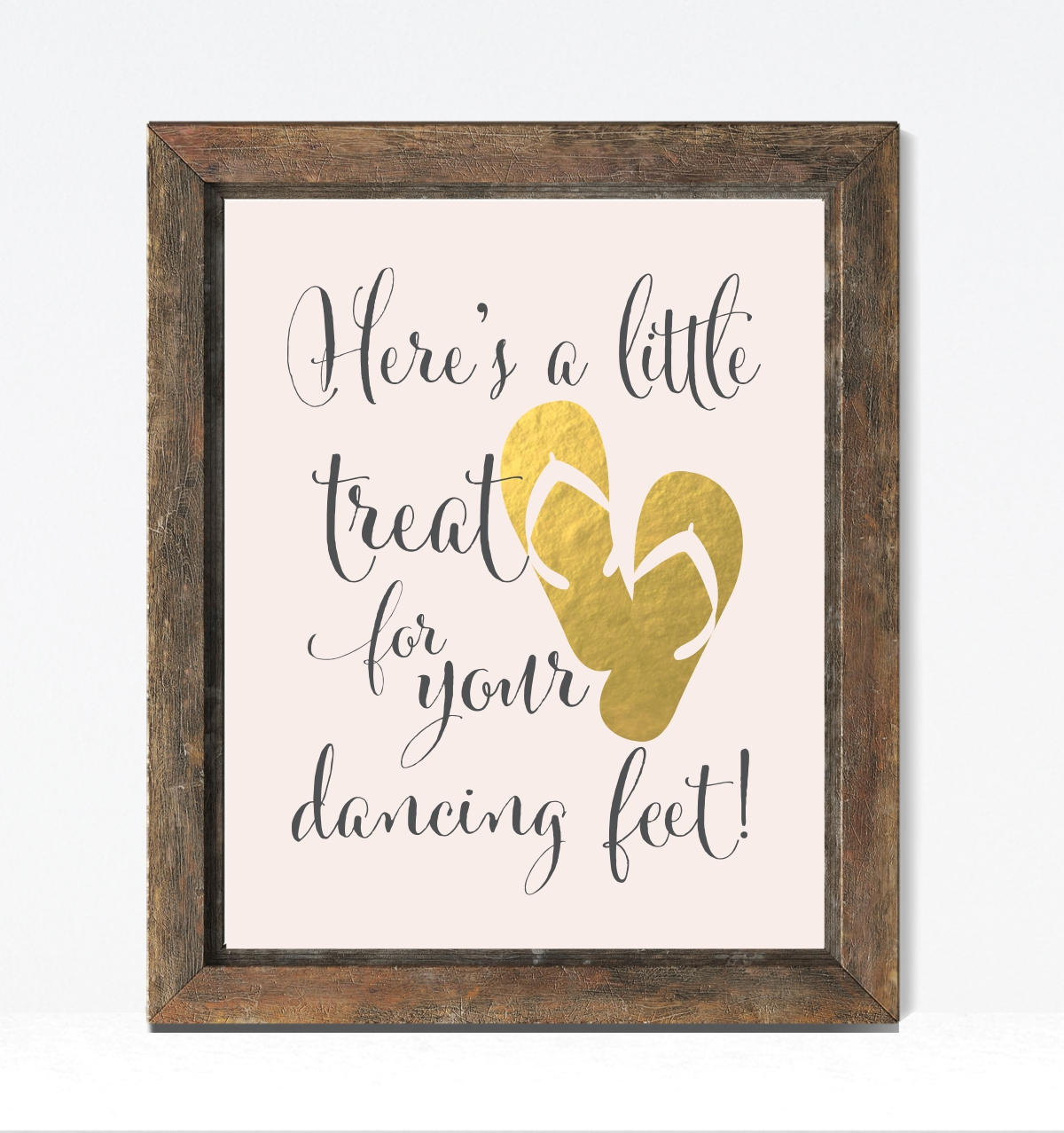 Wedding Flip Flop Sign Diy Printable Instant Download