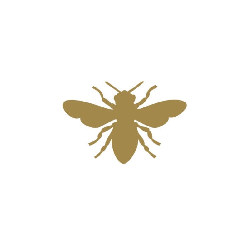 Bee Decor for Home Gold Bee Decal Bee Wall Decal Set Bee Etsy