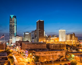 Oklahoma City Photography, Buildings, Bricktown, Architecture, Downtown, Oklahoma City Skyline