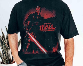 Comfort Colors Star Wars Darth Maul Shadow Lord Shirt, Maul Shadow Lord Movie 2026 tee, Star Wars Villains, Galaxy Edge's Hollywood Studios