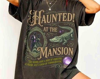 Disney Haunted At The Mansion Ballroom Ghosts Halloween Shirt, Madame Leota Halloween Tee, Mickey's Not So Scary, WDW Halloween Family Shirt