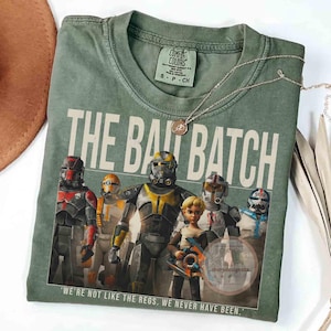 Star Wars The Bad Batch Graphic T-shirt, We’re not like the regs We never have been Quotes Tee, Clone Force 99 Shirt, Galaxy Edge's Trip Tee