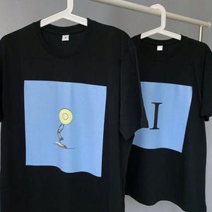 Grafik T-Shirt, Pixar Inspiriertes Lampendesign, Paar Shirt, Programmierer Geschenk, Minimalistische Paare Shirts