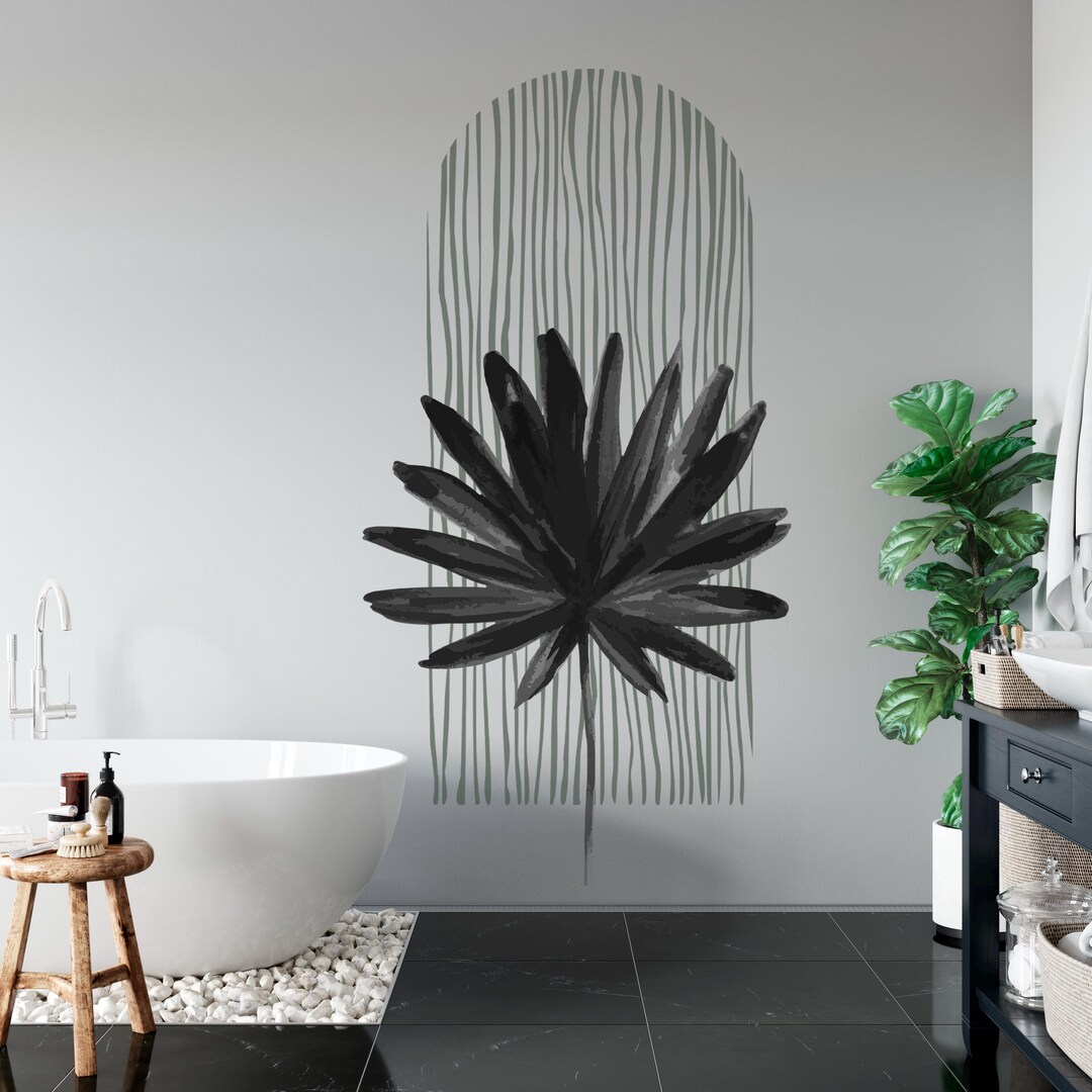 Modern Arch Wall Decal - Peel and Stick Arch Boho Sticker - Etsy