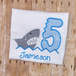 Shark Birthday Applique Shirt, Shark Theme, Shark Party, Shark Theme, Shark Birthday Shirt, Shark Themed Birthday, Birthday Boy Shirt