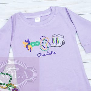 Mardi Gras Romper, Knit Romper, New Orleans, Mardi Gras Outfit, Parade Outfit, Baby Romper